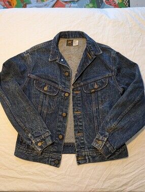 80s Vintage Lee Harley Davidson Trucker Denim Jacket